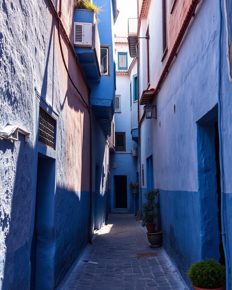 Blue streets of Chefchaouen